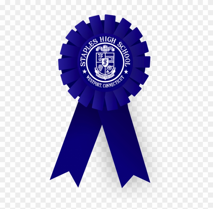 Staples Named A Blue Ribbon School - Blue Ribbon Clipart Transparent - Png Download