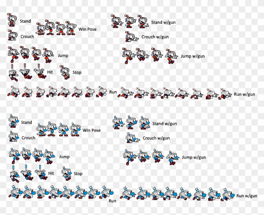 Super Mario Maker Cuphead Clipart