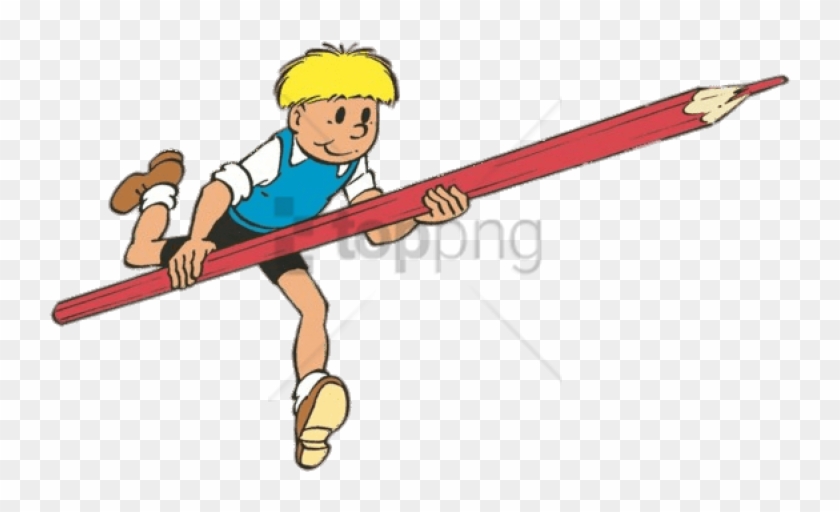Free Png Jommeke Holding A Giant Pencil Png Image With - Jommeke Clipart #1451656