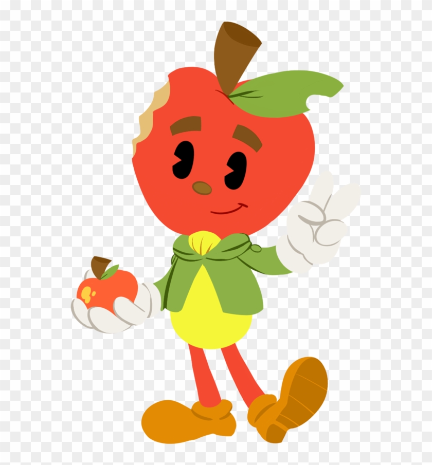 Mac By Pukopop - Mac The Apple Cuphead Clipart