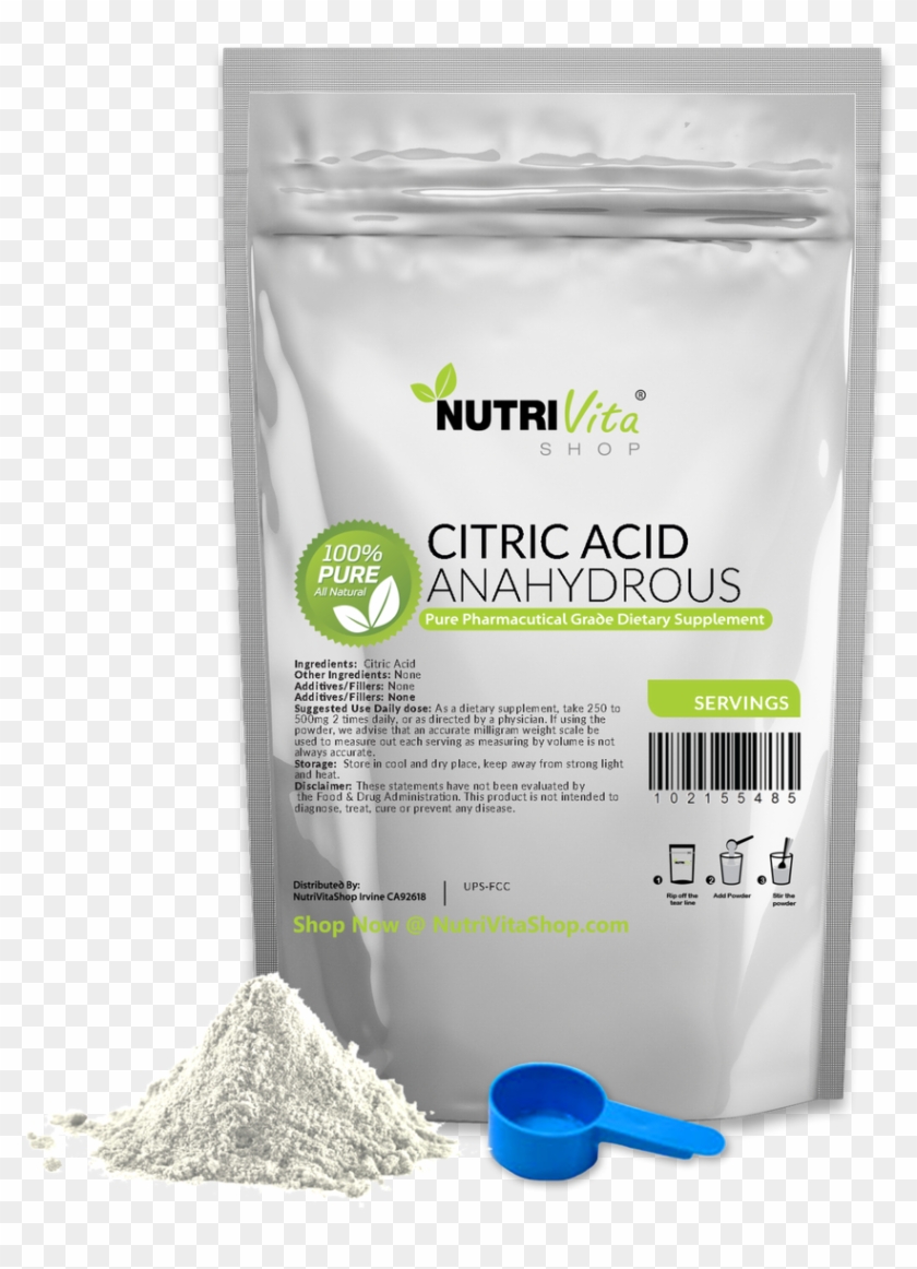 Citric Acid Anhydrous 100% Pure - L Citrulline Pharmaceutical Grade Clipart #1451926