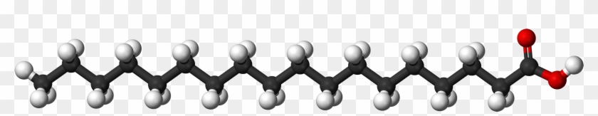 Source - Https - //upload - Wikimedia - Acid 3d Balls - Stearic Acid Molecule Clipart #1451984