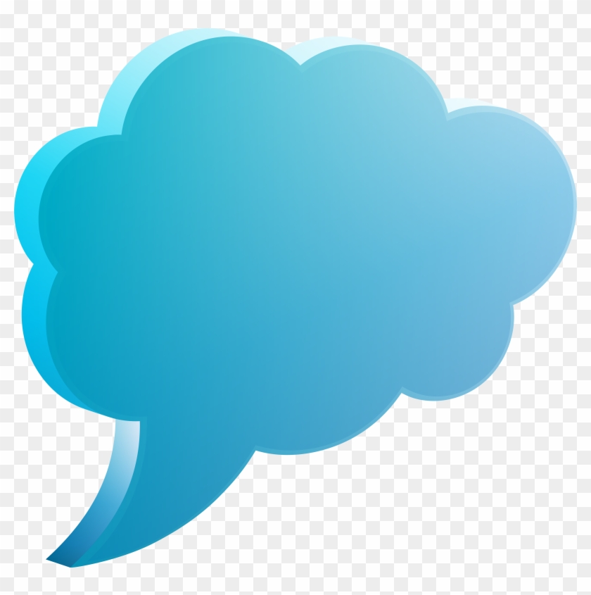 Cloud Bubble Speech Png Image - Heart Clipart #1452398
