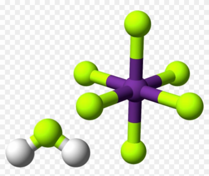 This Is The Structure Of Fluoroantimonic Acid - Geometria Molecular Del Hexafluoruro De Azufre Clipart #1452435