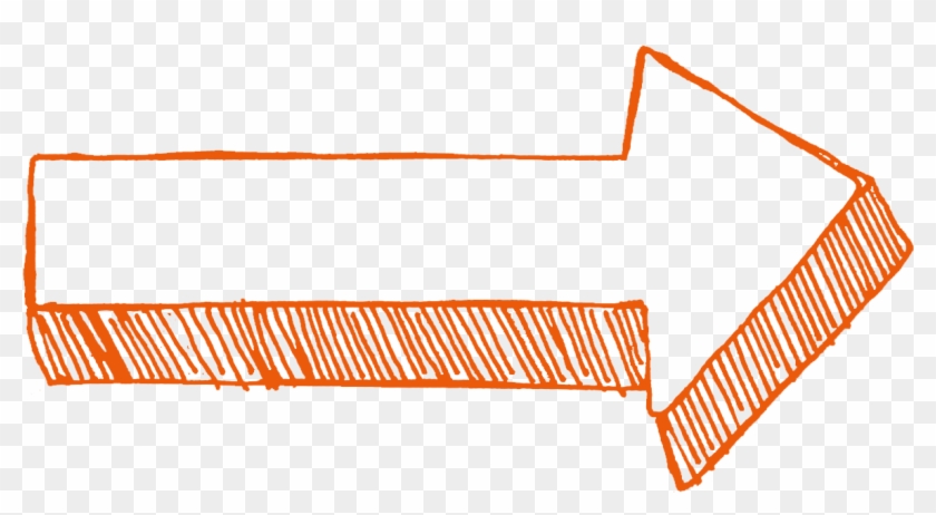 Orange Arrow Png - Long Arrow Png Clipart #1452974