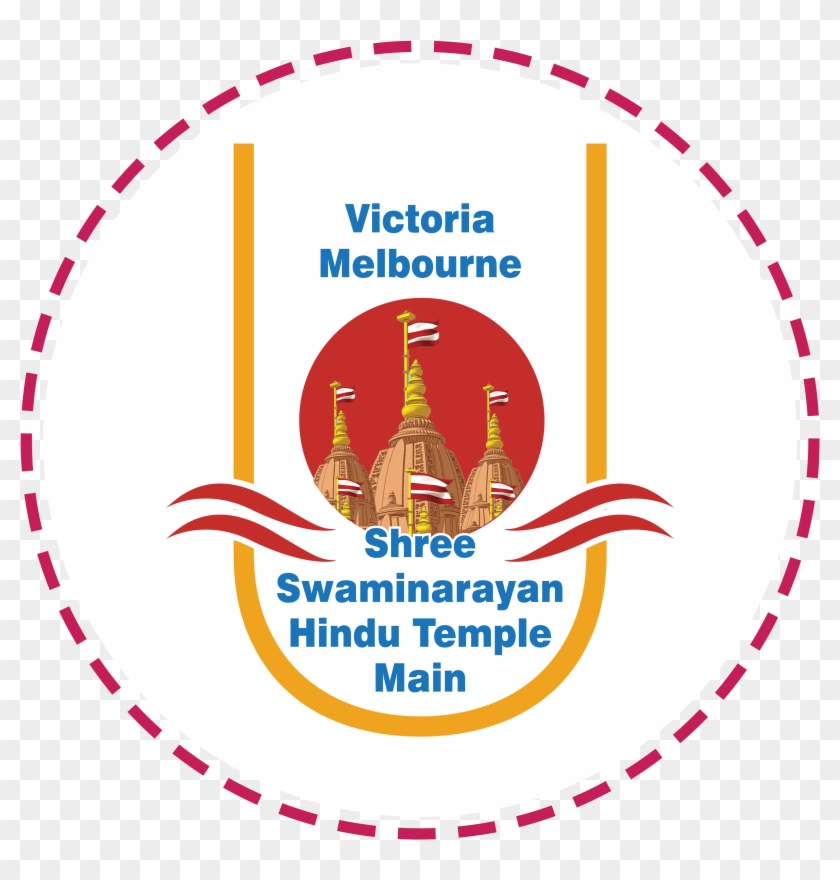 Swaminarayan Hindu Temple Australia - Custom Order Button Clipart #1453397