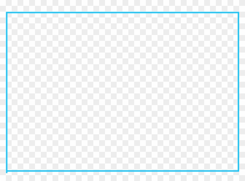 Large Empty Block - Electric Blue Clipart