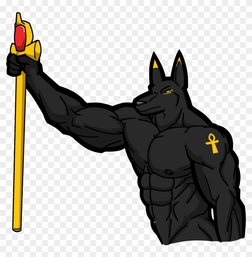 A New Year Anubis - Cartoon Clipart
