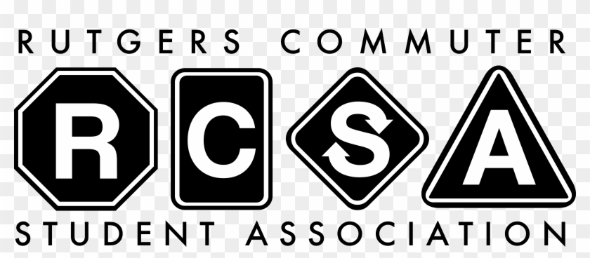 Rutgers Commuter Student Association Rcsa Logo Black - Graphic Design Clipart #1454230