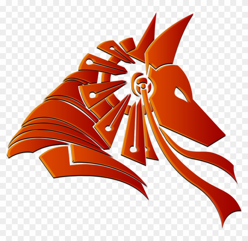 Ancient Egypt Red Orange Clipart #1454258
