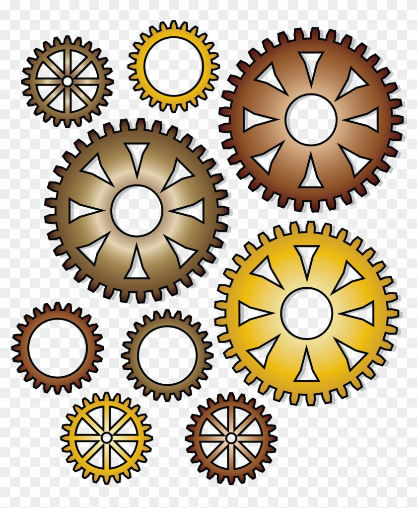 Cog Sprites - Tamiya Mini 4wd Gear Ratio Guide Clipart