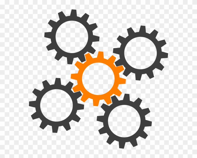 Small - Cogs Free Clipart - Png Download #1454607