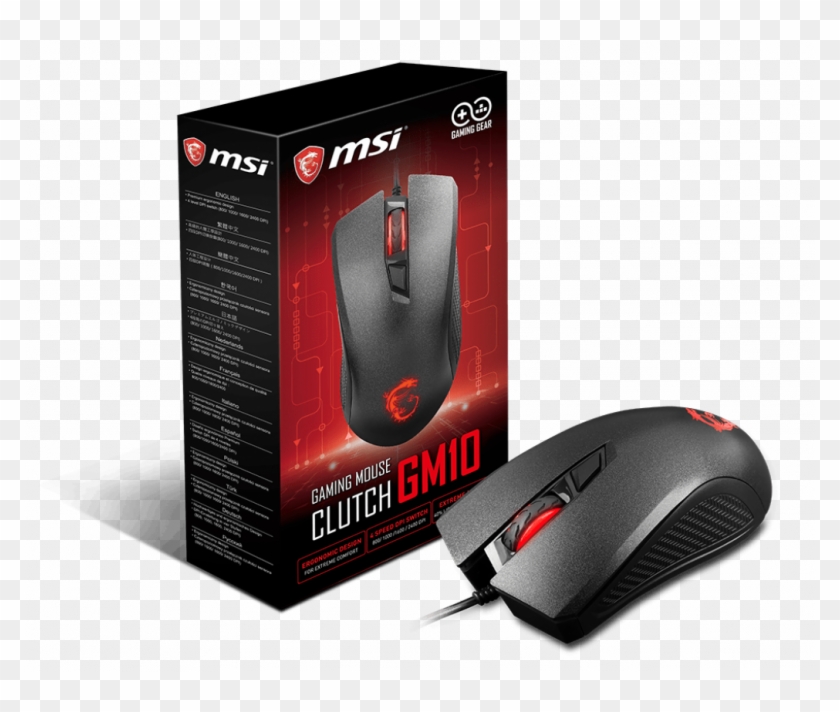 Msi Clutch Series Gaming Mice Use The Best Components Clipart #1454801