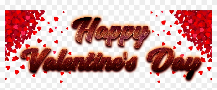 Happy Valentines Day Png Hd - Happy Valentine Day Word Clipart #1455166