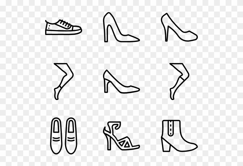 Woman Footwear - High Heels Clipart