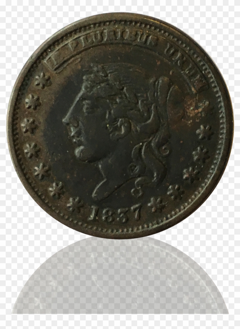 1837 Hard Times Cent, Center Market, 14th Ward, - Coin Clipart #1455425