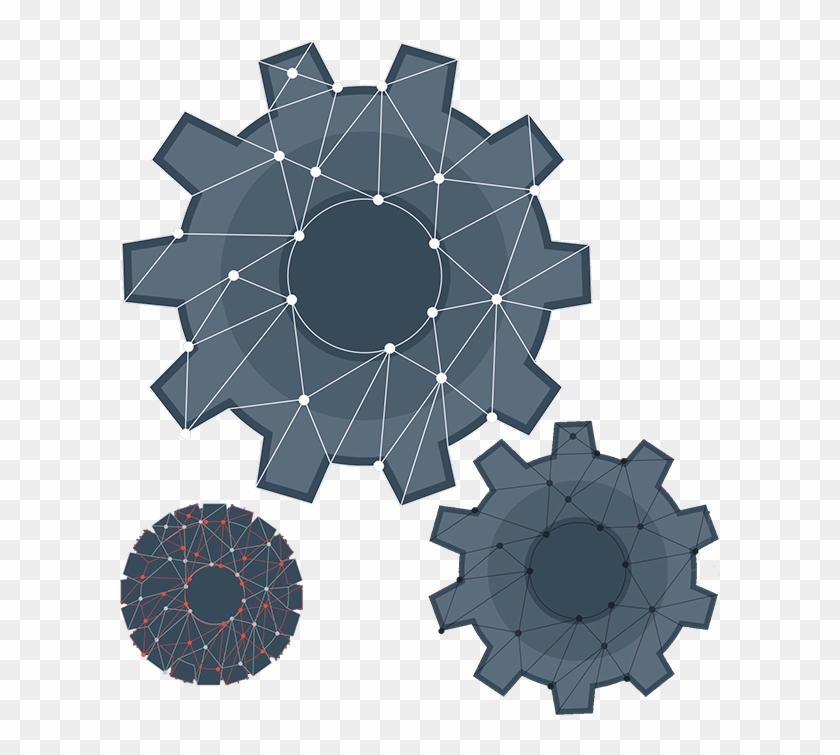 Cog-wheels - Circle Clipart