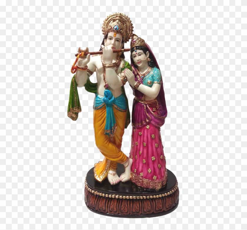 Marble Radhe Krishna Statue - Figurine Clipart #1455706