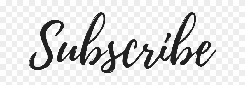Subscribe - Calligraphy Clipart