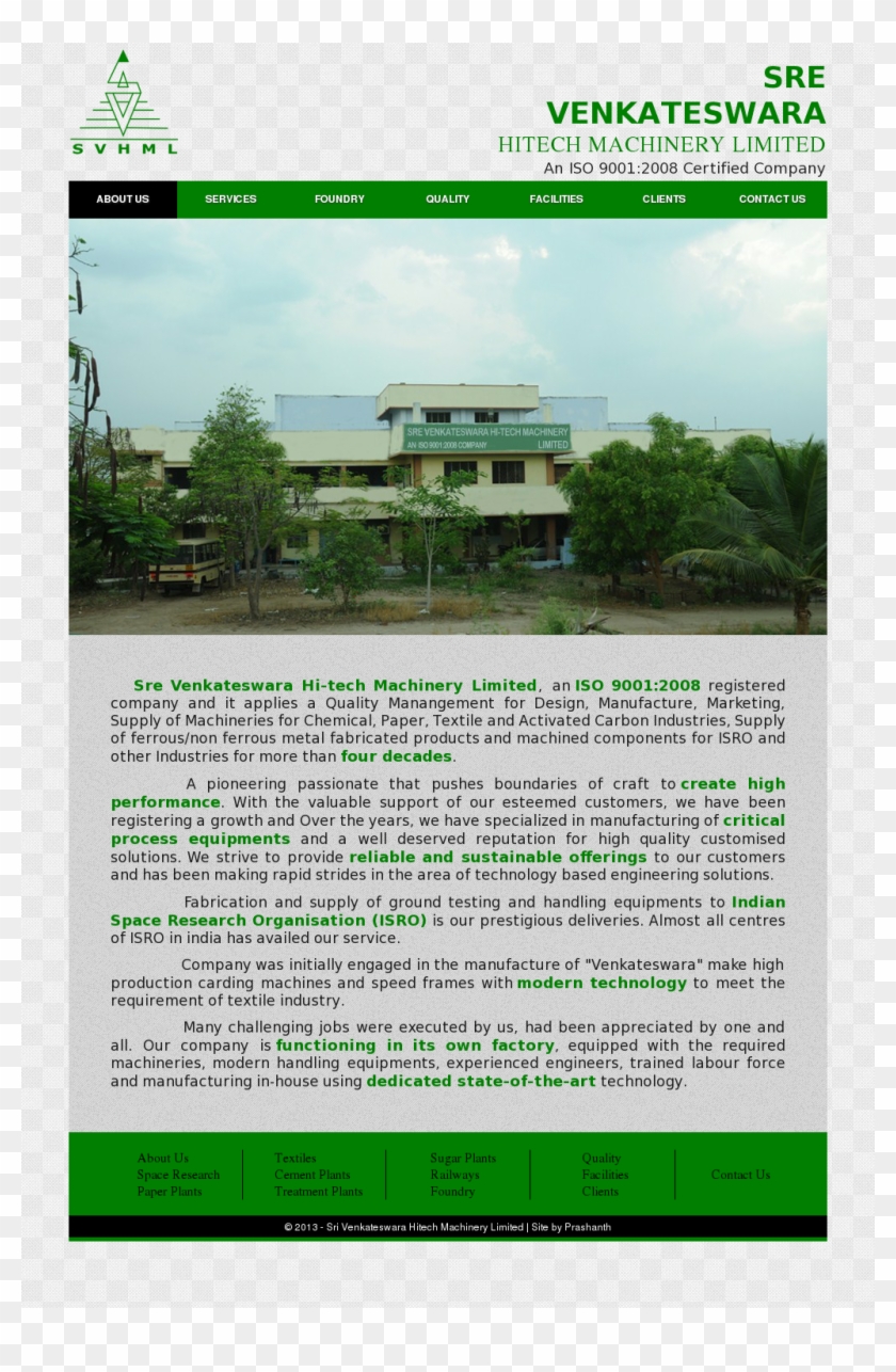Sri Venkateswara Hitech Machinery Competitors, Revenue - Flyer Clipart