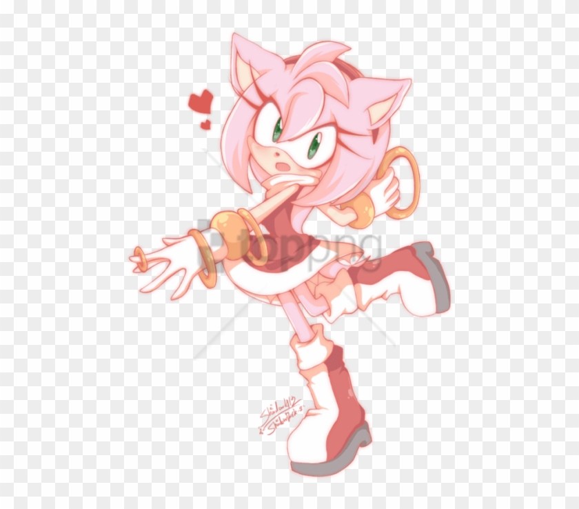 Free Png Download Amy Rose - Cartoon Clipart #1456740