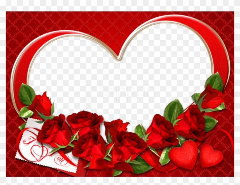 Free Png Best Stock Photos Red Roses Love Transparent - Love Transparent Frame Clipart #1457082