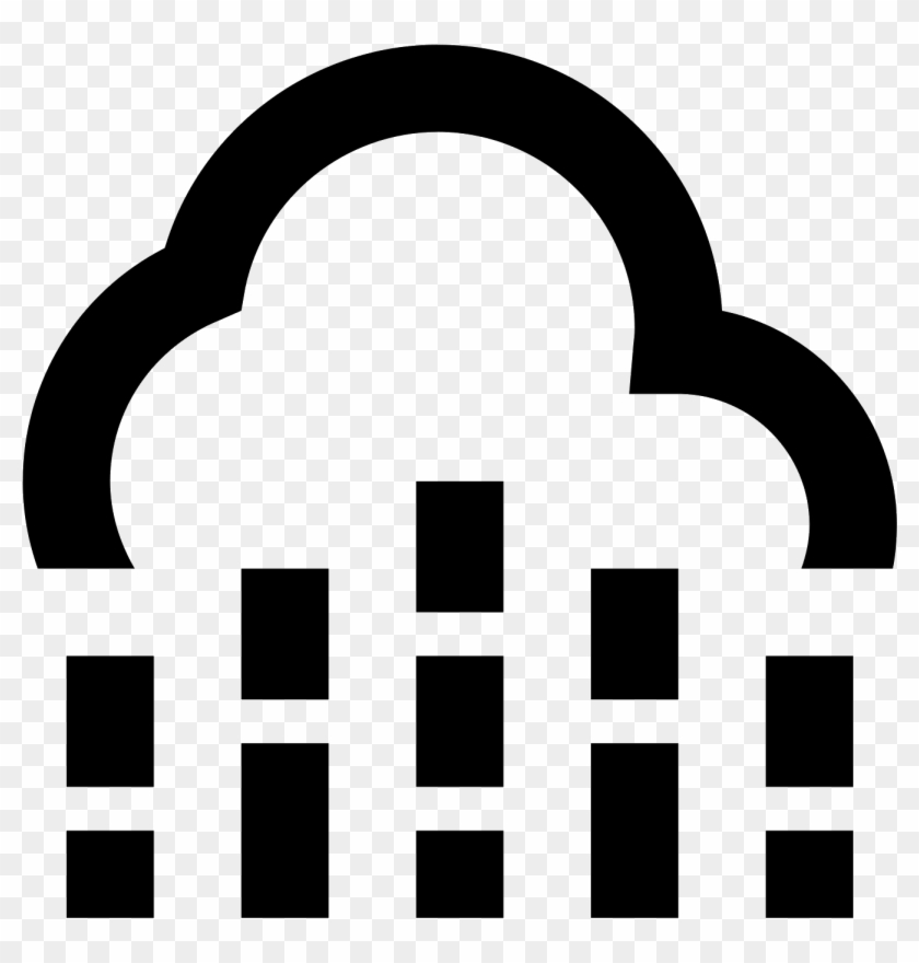 Ulewny Deszcz Icon Clipart