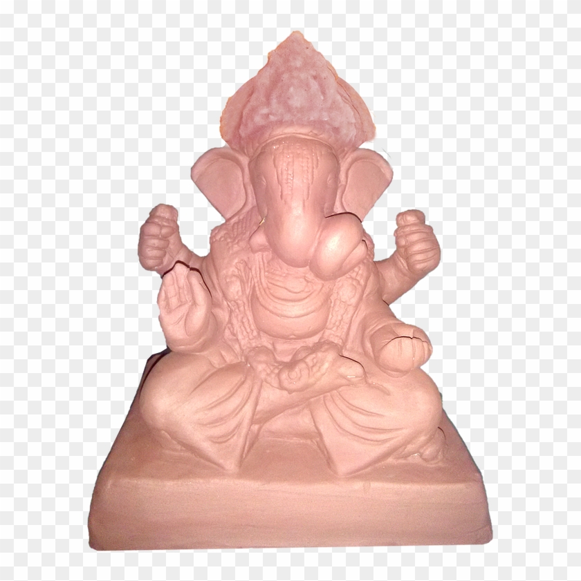1 Feet Dagadusheth Ganesha Rs - Statue Clipart