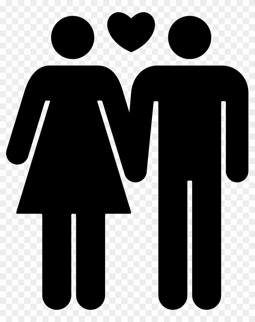 Couple Of Man And Woman In Love Comments - Man And Woman In Love Icon Clipart