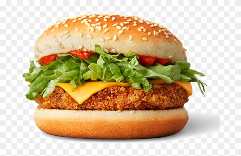 Mcdonalds Burger Png Background Image - Spicy Vegetable Deluxe Mcdonalds Clipart #1458000
