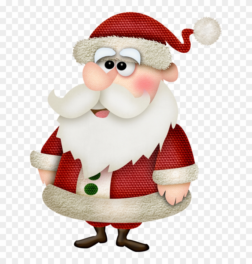 Ch - B *✿* - Transparent Blue Santa Claus Pere Noel Png Clipart #1458179