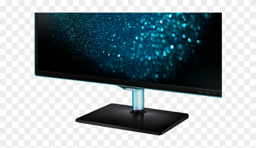 Samsung Monitor With Blue Stand Clipart #1458182
