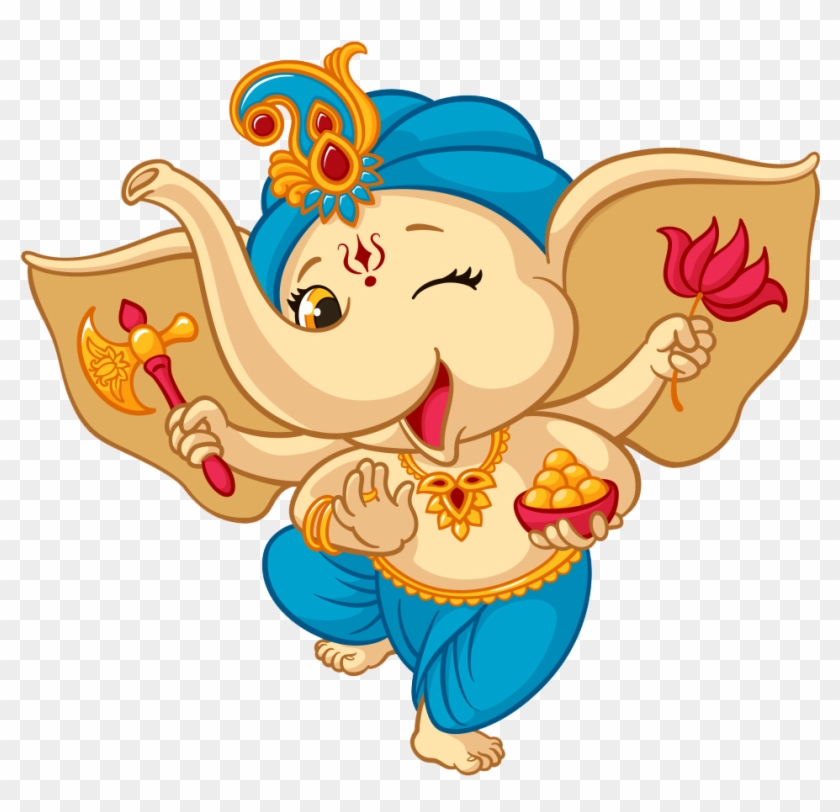 Visit - Baby Ganesha Clipart