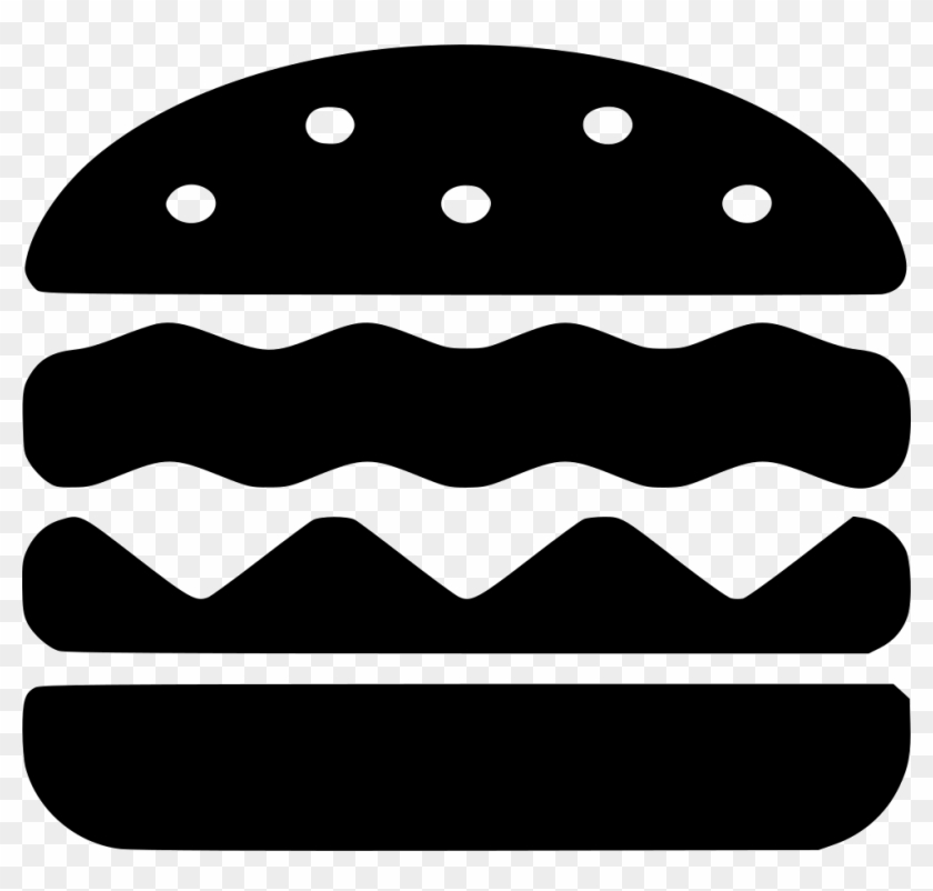 Png File Svg - Burger Icon Vector Png Clipart #1458814