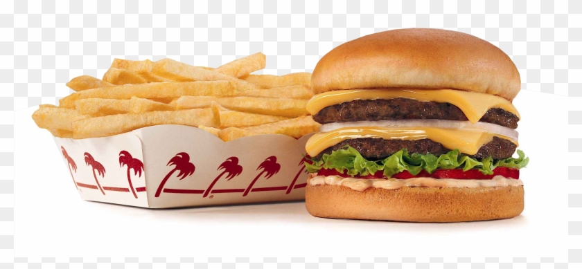 And Nearly Every Piece Of In Store Artwork - N Out Burger Meal Clipart