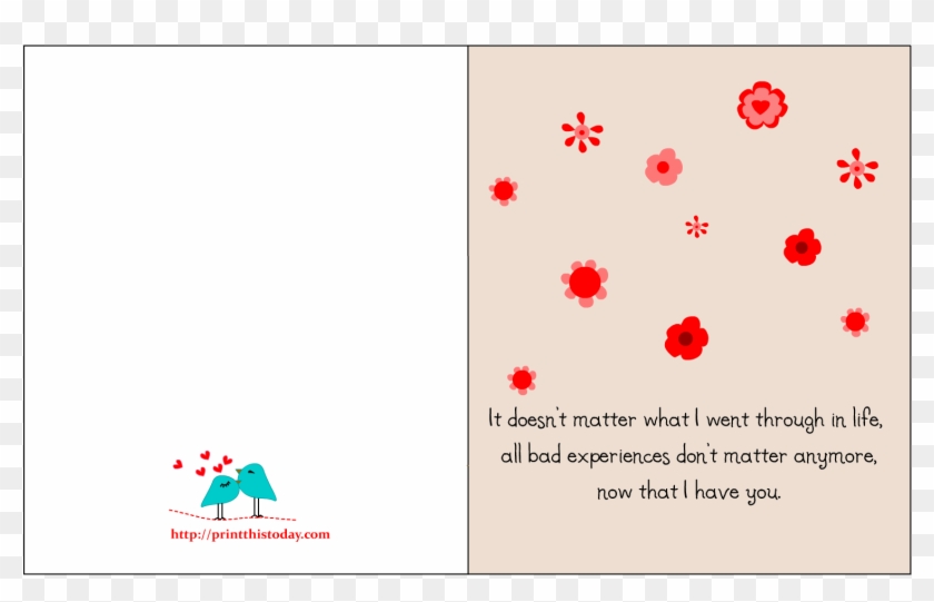 Love Card With Thankful Quote - Love Clipart