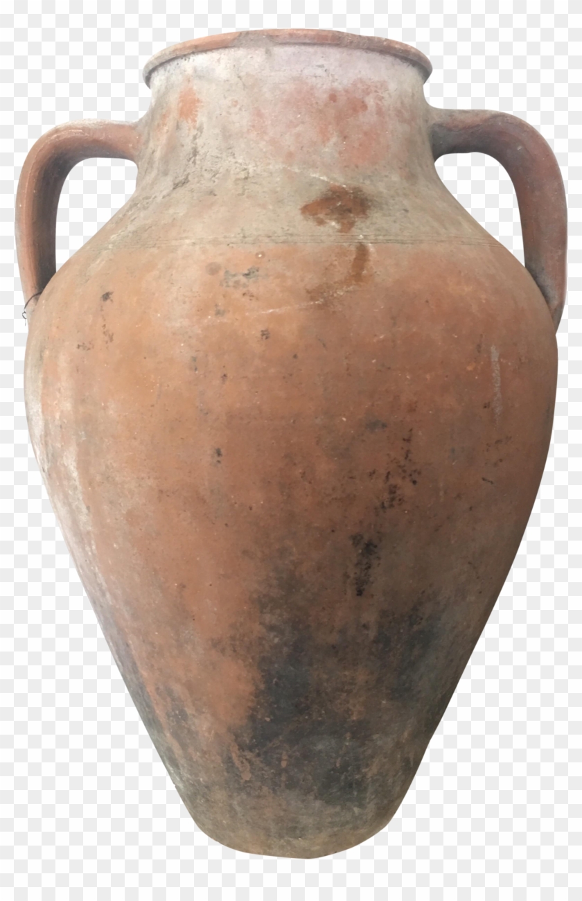 Vintage Turkish Water Jar On Chairish - Stone Water Jar Png Clipart #1459314