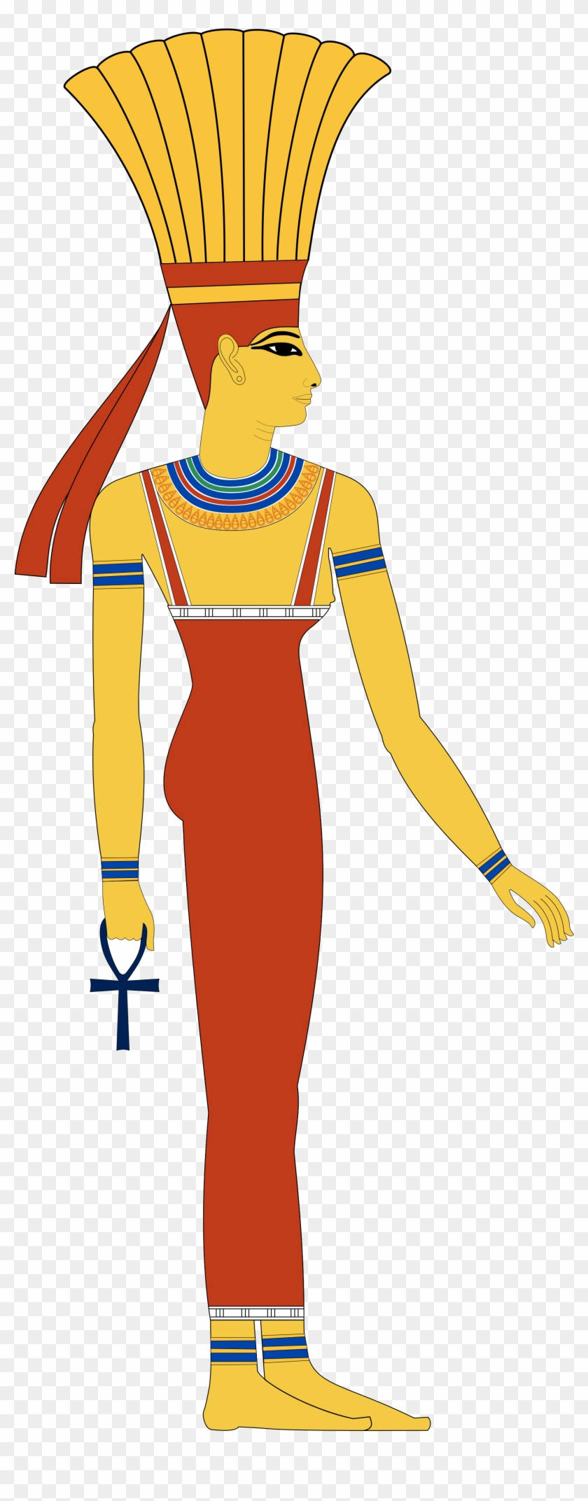 Goddess Anuket Image-pl93 - Isis Ancient Egypt Gods Clipart #1459578