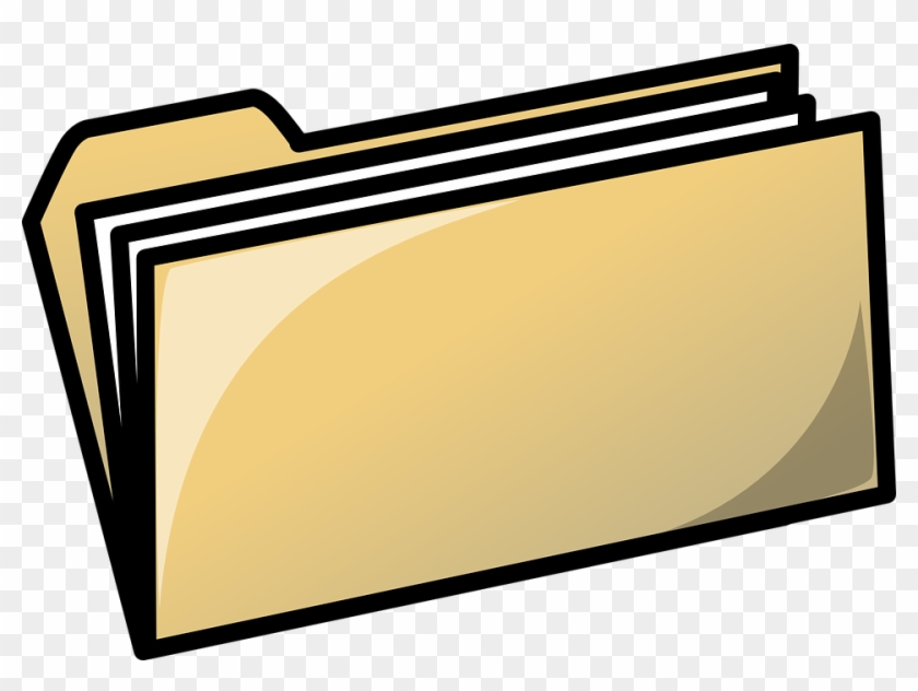 Document Cartoon Png - Folder Clip Art Transparent Png