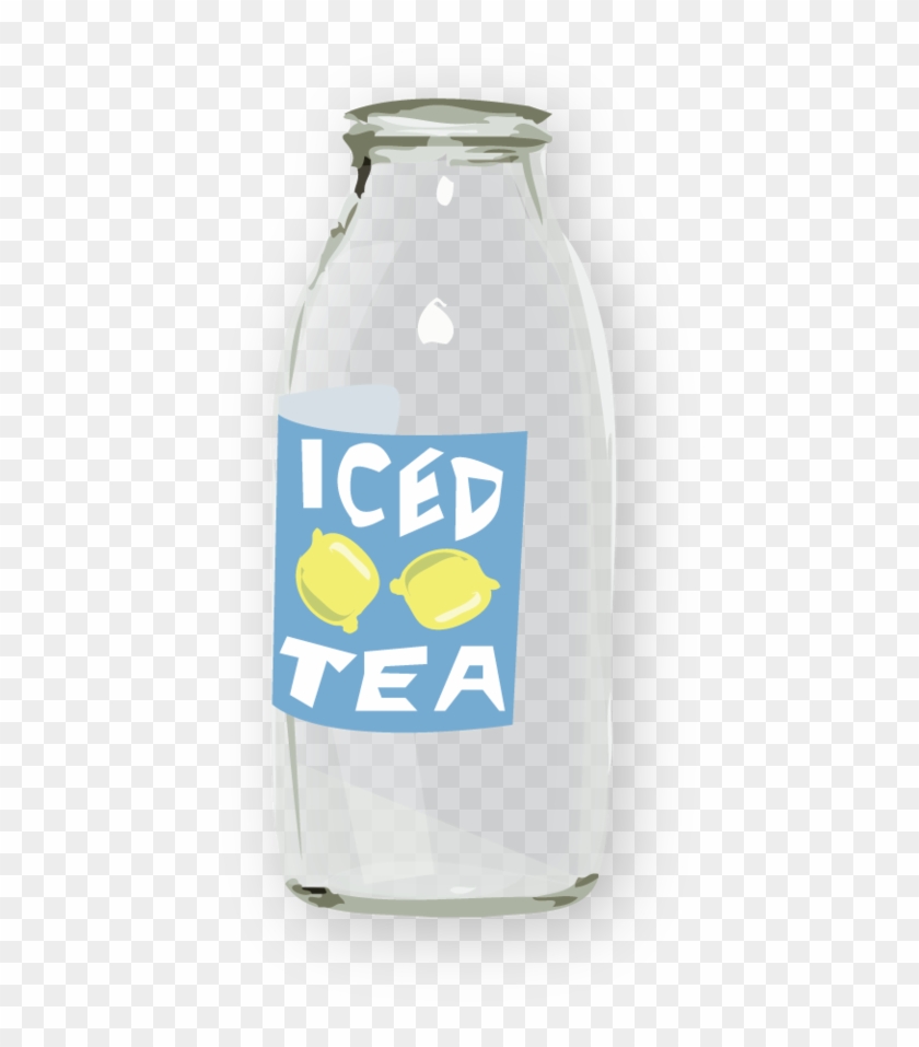 Glass Bottle Icetea Z 500 - Water Bottle Clipart