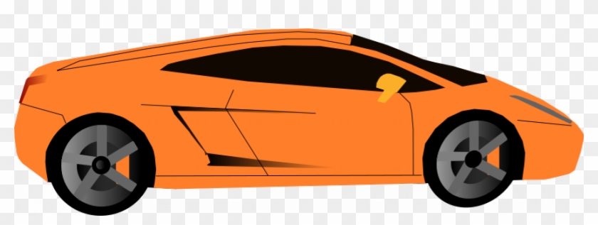 Accent Auto Vector Png - Orange Car Clipart Transparent Png #1460182