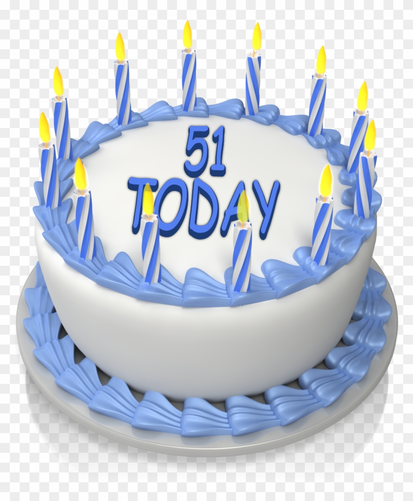Miller Legg 51st Birthday Cake Png Clipart 1460288 Pikpng