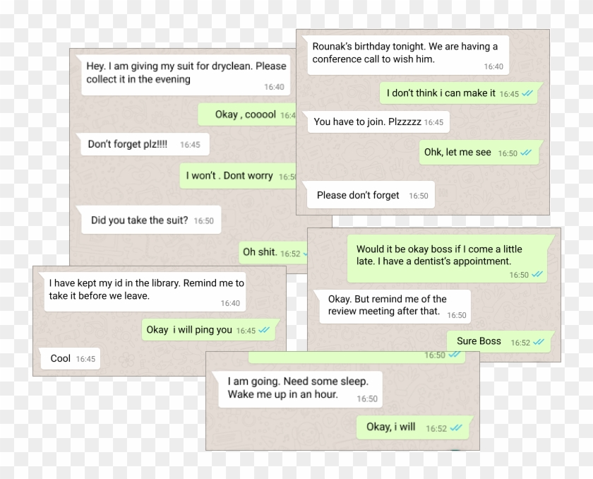Have You Had Similar Conversations On Whatsapp - Study About Whatsapp Clipart