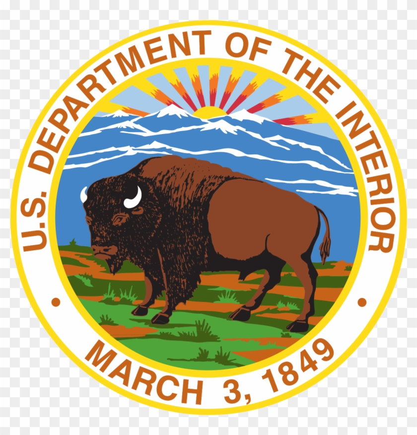 Buffalo - Us Department Of The Interior Logo Clipart #1460952