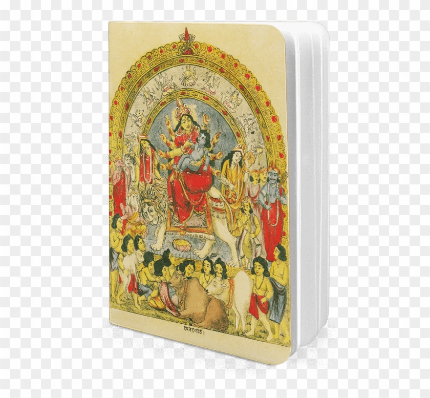 Dailyobjects Goddess Durga With Baby Krishna A5 Notebook - Emblem Clipart #1461100