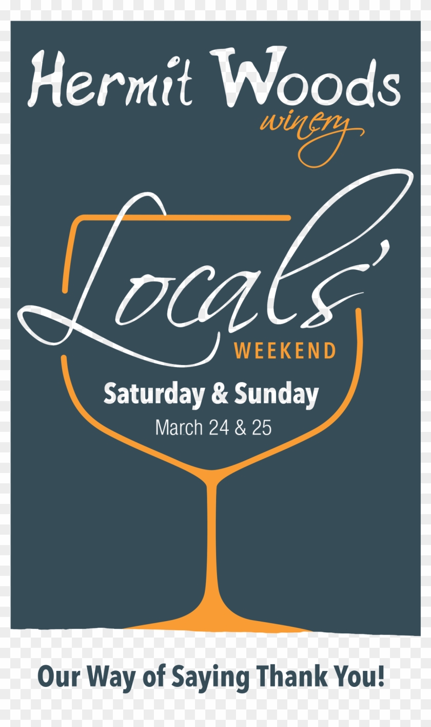Hermit Woods Locals Weekend Sign - Love Writing Clipart #1461497