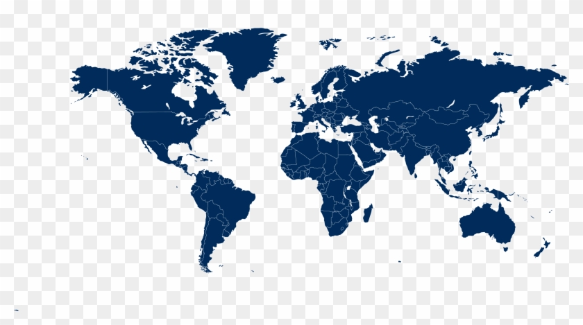 World Map South Africa Png Clipart #1461670