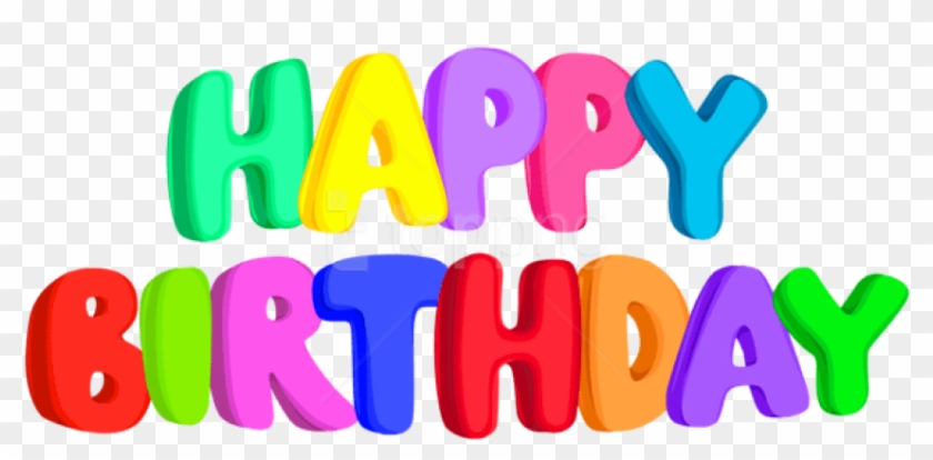 Free Png Download Happy Birthday Text Png Images Background - Happy Birthday Text Png Clipart