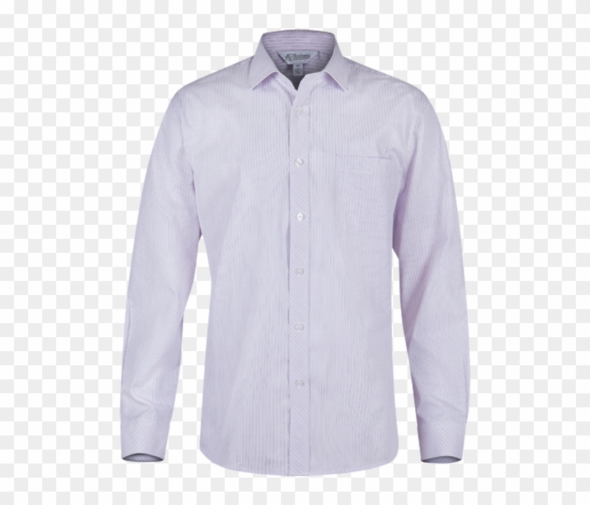 White/silver, White/sky, White/pink - Long Sleeve Collar Shirt Png Clipart
