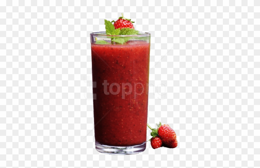 Free Png Download Smoothie Fruit Strawberry Png Images - Strawberry Juice Png Clipart